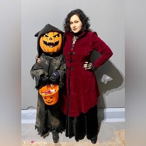 Fun World Boys Bobble Head Pumpkin Halloween Costume (Large 12-14)